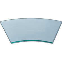 Hotel Restaurant Buffet Display Rack Vidrio templado en forma de abanico
