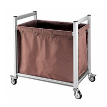 Carro de lino de aluminio para servicio de limpieza de hotel de alta calidad